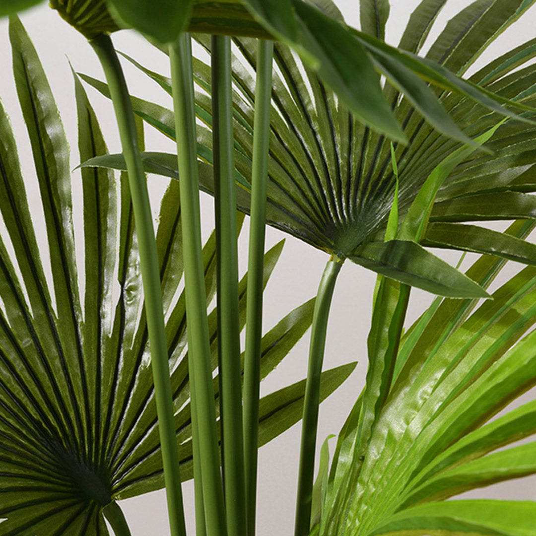 SOGA 2X 180cm Artificial Natural Green Fan Palm Tree Fake Tropical Indoor Plant Home Office Decor - Cafe Supply