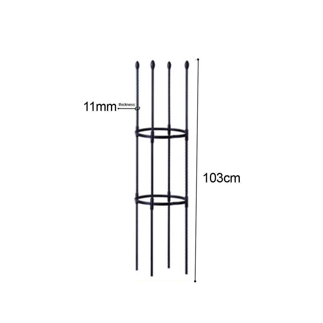 SOGA 2X 103cm 4-Bar Plant Frame Stand Trellis Vegetable Flower Herbs Outdoor Vine Support Garden Rack with Rings - Cafe Supply