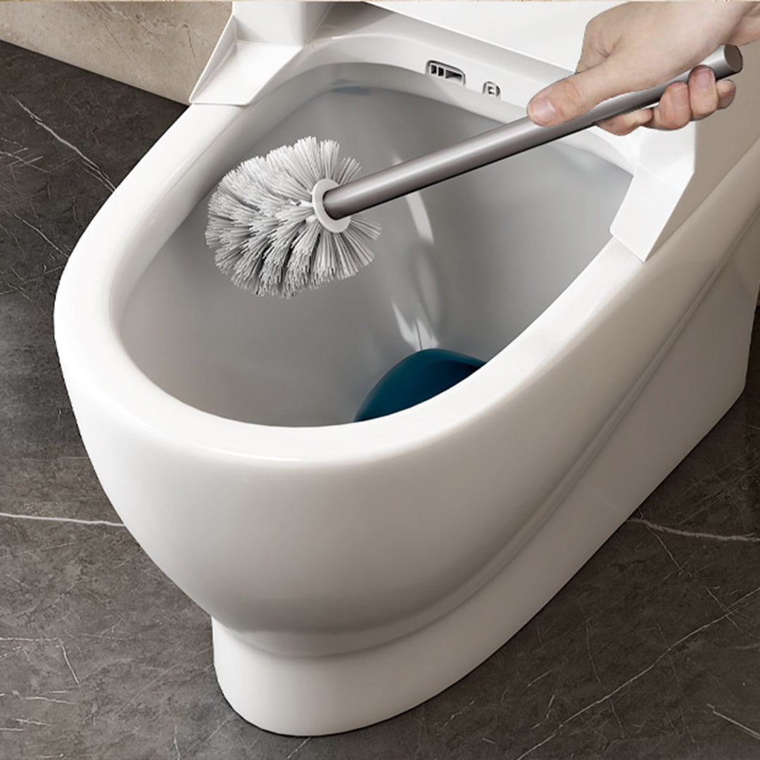 SOGA 27cm Wall-Mounted Toilet Brush with Holder Bathroom Cleaning Scrub Dark Grey - Cafe Supply