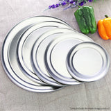SOGA 6X 12-inch Round Aluminum Steel Pizza Tray Home Oven Baking Plate Pan - Cafe Supply