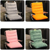 SOGA Orange One Piece Siamese Cushion Office Sedentary Butt Mat Back Waist Chair Support Home Decor - Cafe Supply
