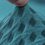 SOGA 4-Seater Blue Sofa Cover with Ruffled Skirt Couch Protector High Stretch Lounge Slipcover Home Decor - Cafe Supply