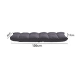 SOGA 2X Grey Lounge Floor Recliner Adjustable Gaming Sofa Bed Foldable Indoor Outdoor Backrest Seat Home Office Decor - Cafe Supply