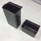 SOGA 2X Small Food Trolley Utility Cart Waste Storage Bin - Cafe Supply