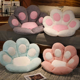 SOGA 2X 70cm Mint Blue Paw Shape Cushion Warm Lazy Sofa Decorative Pillow Backseat Plush Mat Home Decor - Cafe Supply