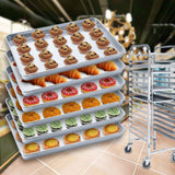 SOGA 6X Aluminium Oven Baking Pan Cooking Tray for Bakers Gastronorm 60*40*5cm - Cafe Supply