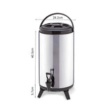 SOGA 4X 14L Portable Insulated Cold/Heat Coffee Tea Beer Barrel Brew Pot With Dispenser - Cafe Supply
