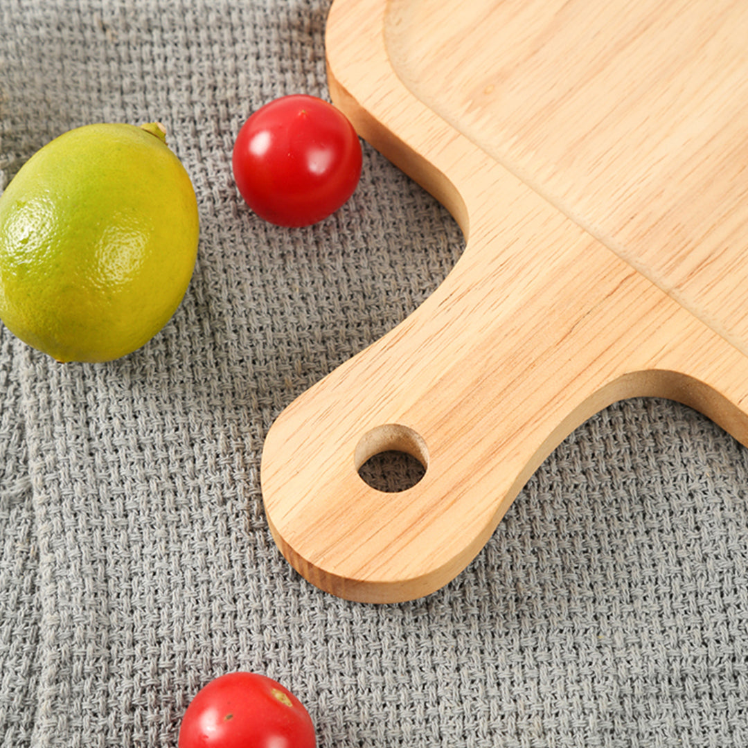 SOGA 2X 30cm Rectangle Premium Wooden Oak Food Serving Tray Charcuterie Board Paddle Home Decor - Cafe Supply
