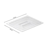 SOGA Clear Gastronorm 1/2 GN Lid Food Tray Top Cover Bundle of 2 - Cafe Supply