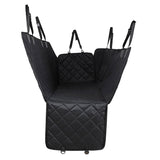 SOGA 2X 600D Oxford Cloth Waterproof Dog Car Cover Back Seat Protector Hammock Non-Slip Pet Mat Black - Cafe Supply