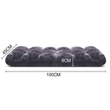 SOGA 2X Floor Recliner Folding Lounge Sofa Futon Couch Folding Chair Cushion Grey - Cafe Supply