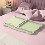 SOGA Green Portable Bed Table Adjustable Folding Mini Desk With Mini Drawer and Cup-Holder Home Decor - Cafe Supply