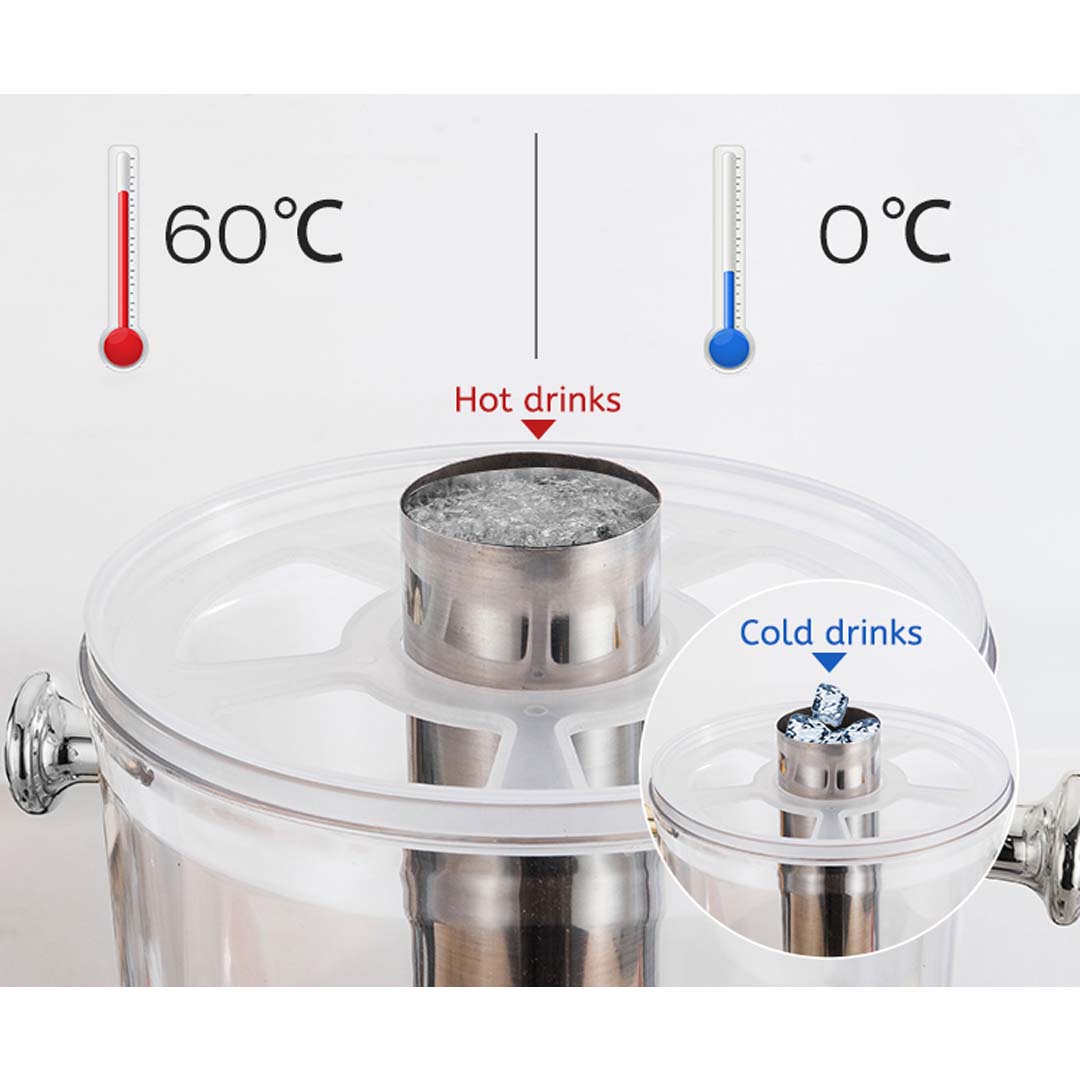 SOGA Dual 8L Juicer Water Milk Coffee Pump Beverage Drinking Utensils - Cafe Supply