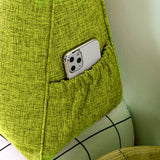 SOGA 2X 180cm Green Triangular Wedge Bed Pillow Headboard Backrest Bedside Tatami Cushion Home Decor - Cafe Supply