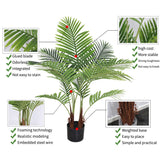 SOGA 4X 180cm Artificial Swallowtail Sunflower Fake Decoration Tree Flower Pot Plant - Cafe Supply