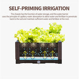 SOGA 2X 80cm Raised Planter Box Vegetable Herb Flower Outdoor Plastic Plants Garden Bed - Cafe Supply