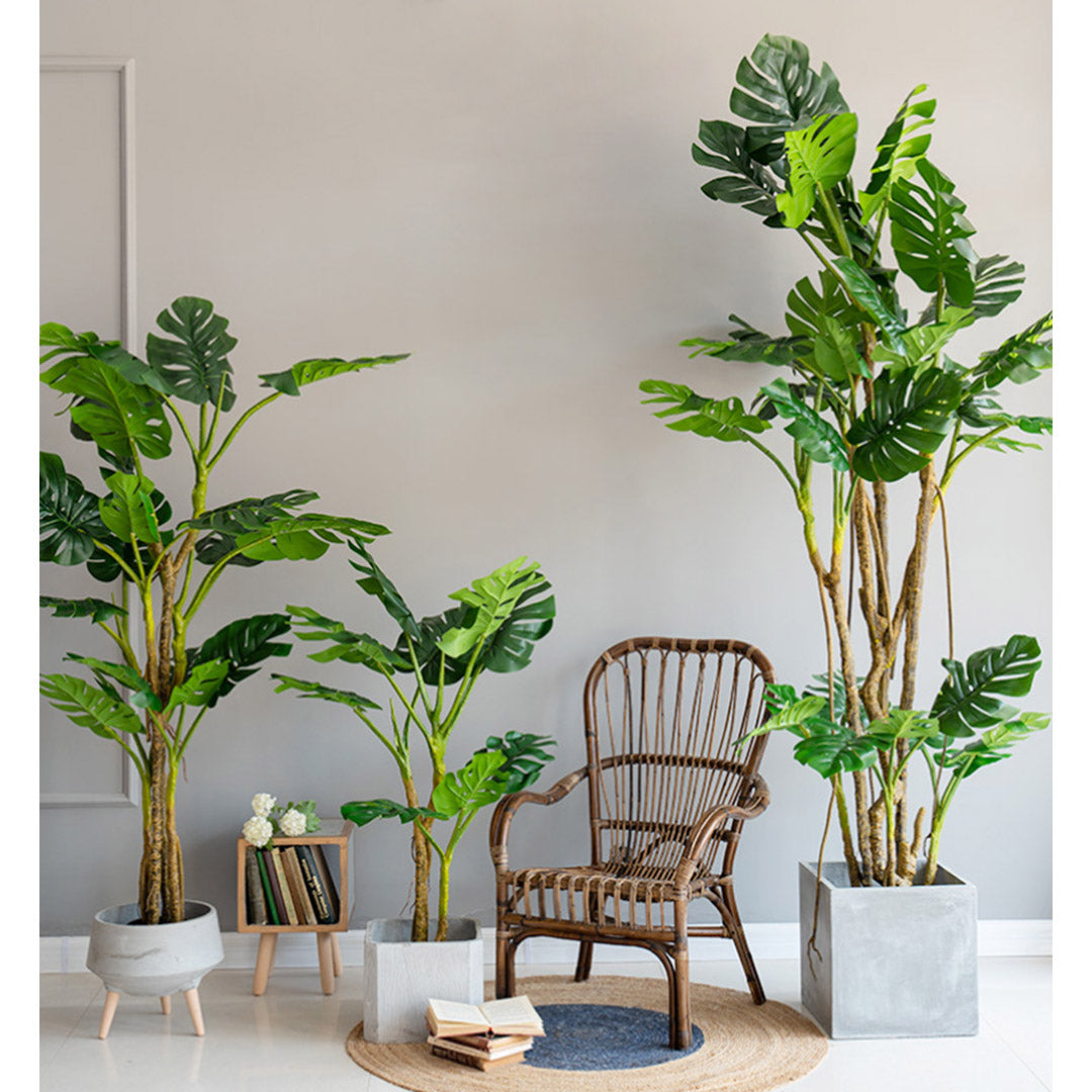 SOGA 160cm Green Artificial Indoor Turtle Back Tree Fake Fern Plant Decorative - Cafe Supply