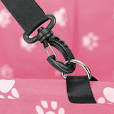SOGA 2X Waterproof Pet Booster Car Seat Breathable Mesh Safety Travel Portable Dog Carrier Bag Pink - Cafe Supply