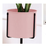 SOGA 2X 70cm Tripod Flower Pot Plant Stand with Pink Flowerpot Holder Rack Indoor Display - Cafe Supply