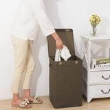 SOGA Coffee Large Collapsible Laundry Hamper Storage Box Foldable Canvas Basket Home Organiser Decor - Cafe Supply