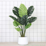 SOGA 2X 80cm Artificial Indoor Potted Turtle Back Fake Decoration Tree Flower Pot Plant - Cafe Supply