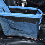 SOGA 2X Waterproof Pet Booster Car Seat Breathable Mesh Safety Travel Portable Dog Carrier Bag - Cafe Supply