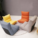 SOGA 2X Lounge Floor Recliner Adjustable Lazy Sofa Bed Folding Game Chair Grey - Cafe Supply