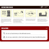 SOGA 2X Kitchen Fast Defrosting Tray The Safest Way to Defrost Meat or Frozen Food - Cafe Supply