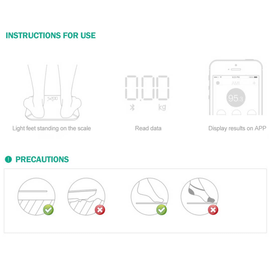 SOGA 2X Wireless Bluetooth Digital Body Fat Scale Bathroom Weighing Scales Health Analyzer Weight White - Cafe Supply