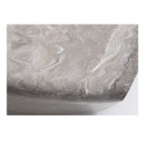 SOGA 2X 32cm Rock Grey Square Resin Plant Flower Pot in Cement Pattern Planter Cachepot for Indoor Home Office - Cafe Supply