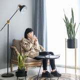 SOGA 2X 97cm Artificial Indoor Snake Sansevieria Plant Fake Decoration Tree Flower Pot - Cafe Supply