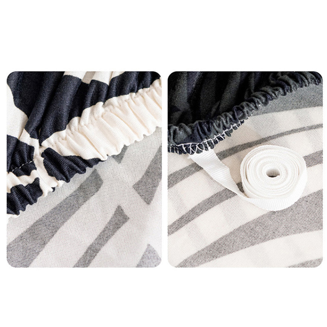 SOGA 2-Seater Leaf Design Sofa Cover Couch Protector High Stretch Lounge Slipcover Home Decor - Cafe Supply