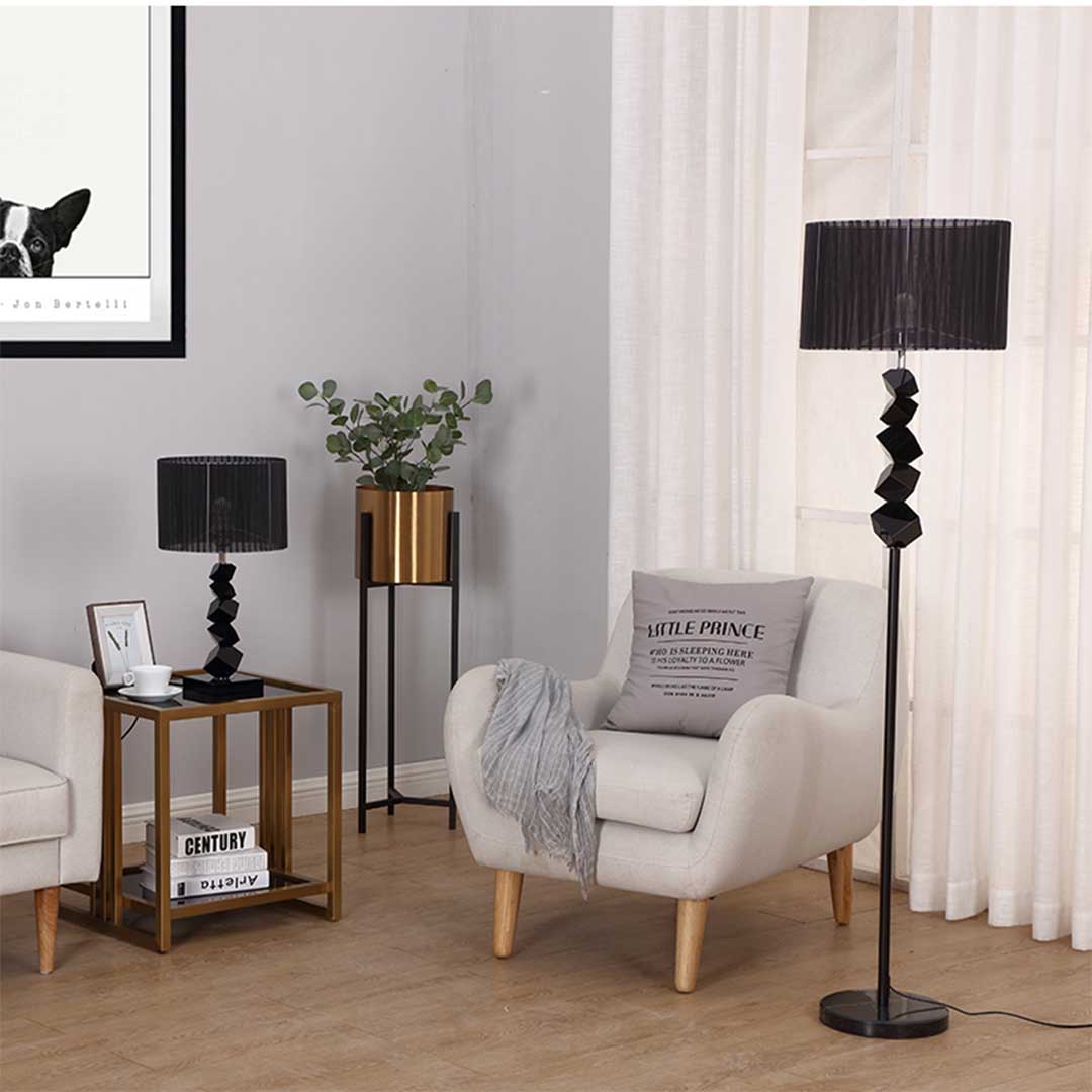 SOGA 2X 60cm Black Table Lamp with Dark Shade LED Desk Lamp - Cafe Supply
