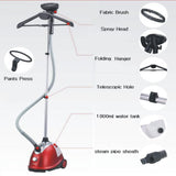 SOGA Garment Steamer Portable Cleaner Steam Iron Red - Cafe Supply