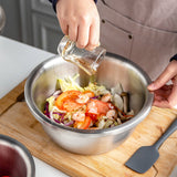 SOGA 2X 5Pcs Deepen Matte Stainless Steel Stackable Baking Washing Mixing Bowls Set Food Storage Basin - Cafe Supply