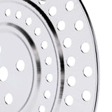 SOGA 2X 39cm Stainless Steel Steamer Insert Stock Pot Steaming Rack Stockpot Tray - Cafe Supply