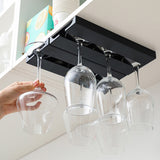 SOGA 2X 54cm Wine Glass Holder Hanging Stemware Storage Organiser Kitchen Bar Restaurant Decoration - Cafe Supply