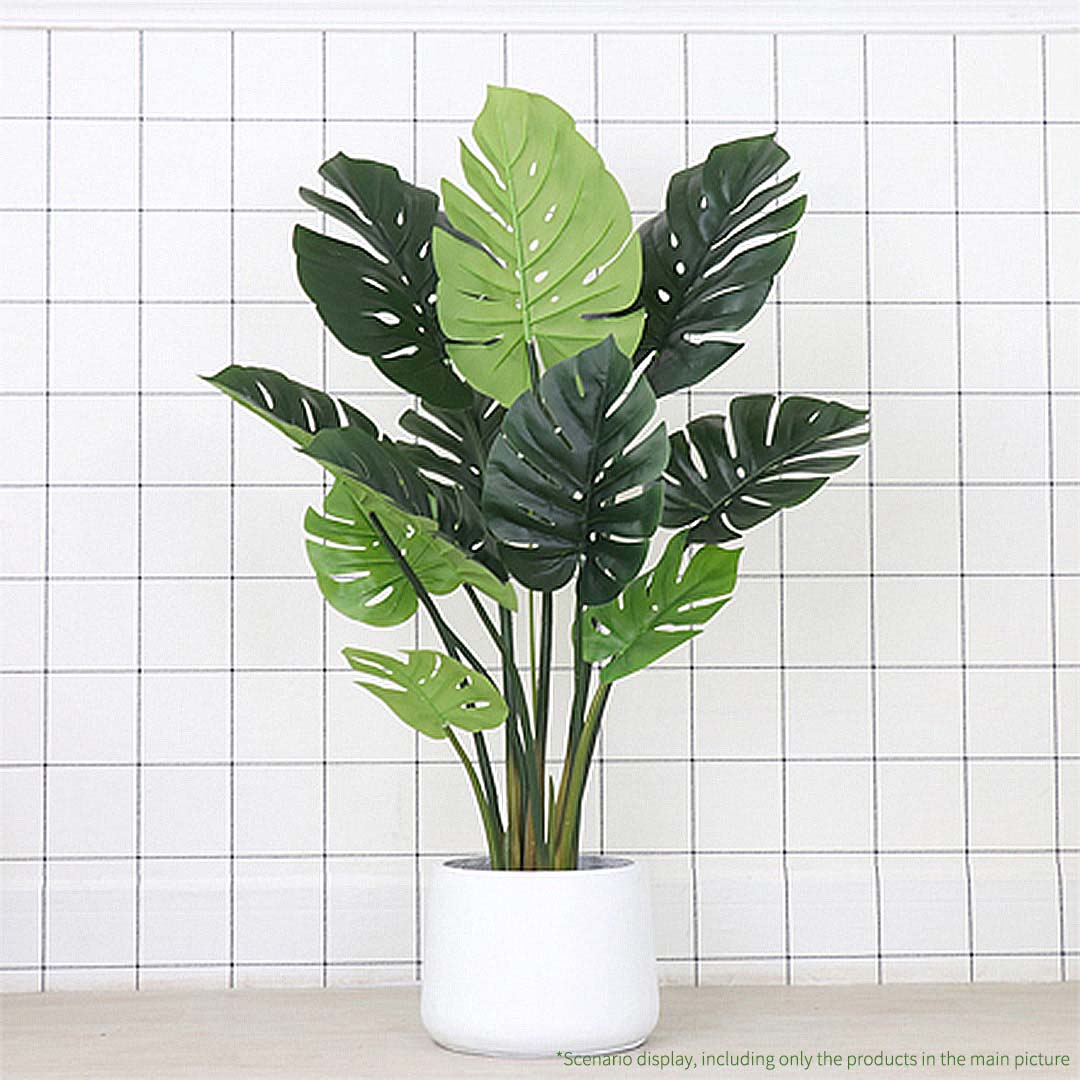 SOGA 2X 93cm Artificial Indoor Potted Turtle Back Fake Decoration Tree Flower Pot Plant - Cafe Supply