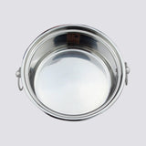 SOGA Stainless Steel Mini Asian Buffet Hot Pot Single Person Shabu Alcohol Stove Burner with Glass Lid - Cafe Supply