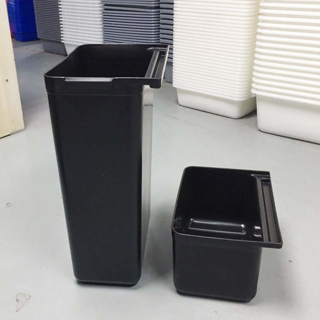 SOGA 2X Small Food Trolley Utility Cart Waste Storage Bin - Cafe Supply
