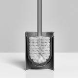 SOGA 27cm Wall-Mounted Toilet Brush with Holder Bathroom Cleaning Scrub Dark Grey - Cafe Supply