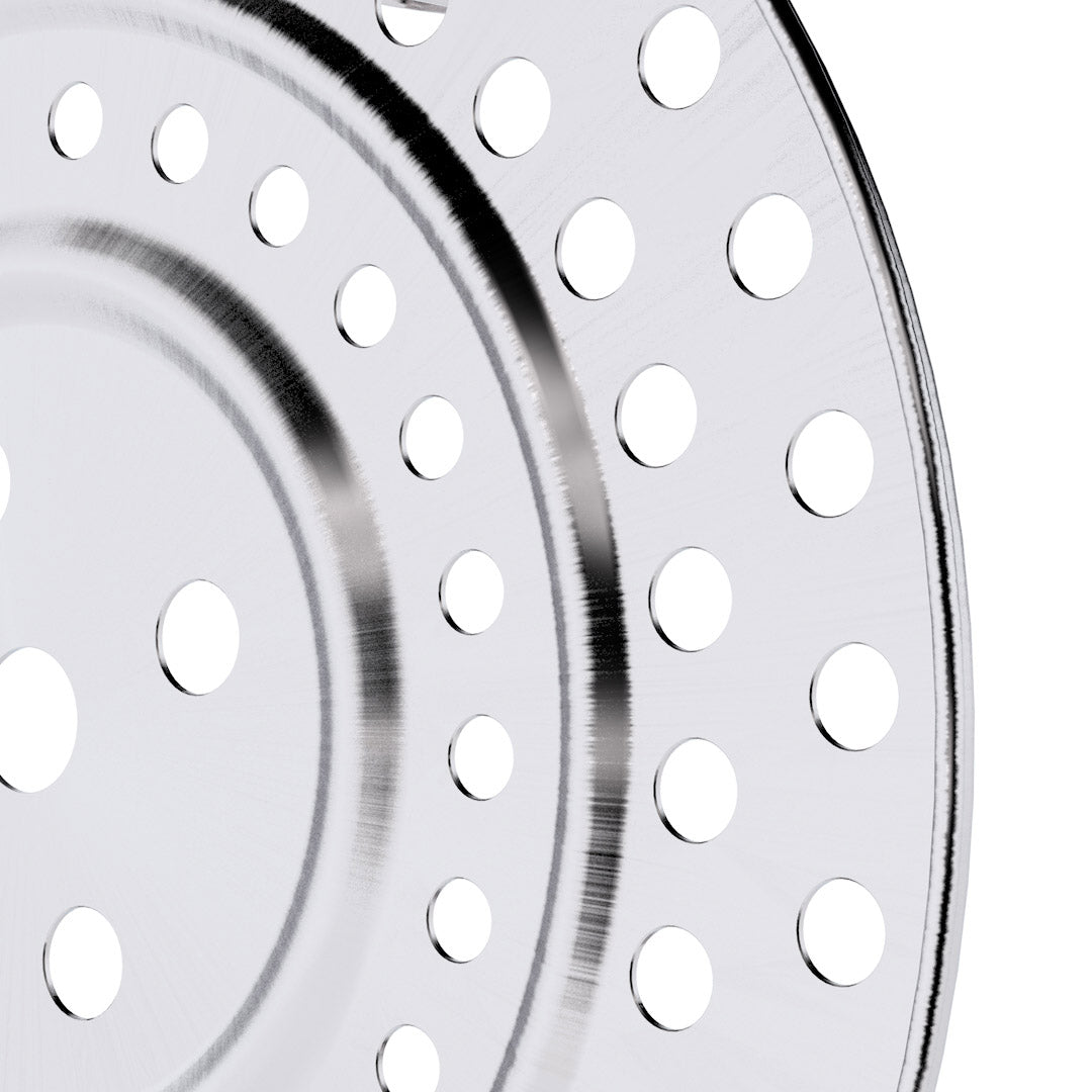 SOGA 2X 43cm Stainless Steel Steamer Insert Stock Pot Steaming Rack Stockpot Tray - Cafe Supply