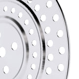 SOGA 2X 43cm Stainless Steel Steamer Insert Stock Pot Steaming Rack Stockpot Tray - Cafe Supply