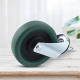 SOGA 2X 4" Heavy Duty Polyurethane Swivel Castor Wheels