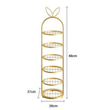 SOGA 2X 6 Tier Bunny Ears Shape Gold Plated Metal Shoe Organizer Space Saving Portable Footwear Storage Shelf - Cafe Supply