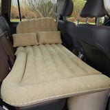 SOGA Beige Inflatable Car Boot Mattress Portable Camping Air Bed Travel Sleeping Essentials - Cafe Supply