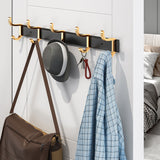 SOGA 41cm Wall Mounted Towel Rack Space-Saving Hanger Organiser with Durable Hooks - Cafe Supply