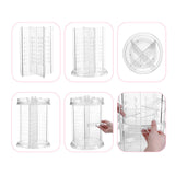 SOGA 2X 360 Degree Rotating Makeup Organiser Cosmetics Holder Display Stand Skincare Home Decor - Cafe Supply