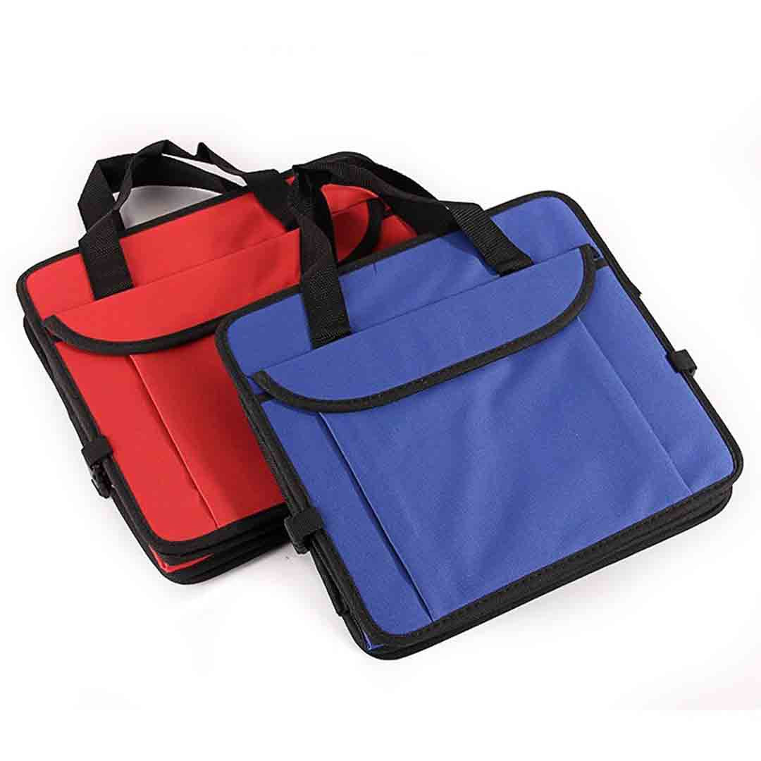 SOGA 2X Car Portable Storage Box Waterproof Oxford Cloth Multifunction Organizer Black - Cafe Supply