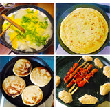 SOGA Cast Iron 30cm Frying Pan Skillet Coating Steak Sizzle Platter - Cafe Supply